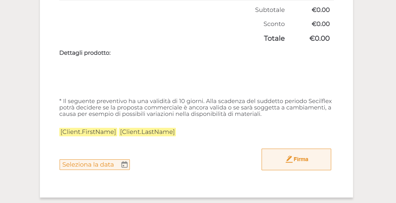 Esempio preventivo 2