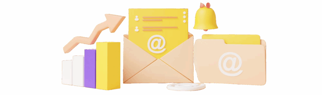 rendering-3d-comunicazione-digitale-documento-lettera-elettronica-ottimizzazione-web-growth-analytics-email-marketing-chat-concept-con-target-stile-minimale-su-sfondo-pastello