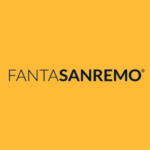 Logo ufficiale Fantasanremo su sfondo giallo, a richiamare l'argomento di Real Time Marketing e strategie per brand legato al Festival di Sanremo.